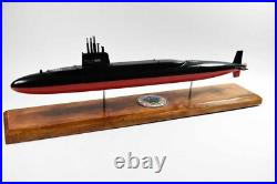 USS Henry Clay SSBN-625 Submarine Model, Navy, Scale Model, Mahogany, 20