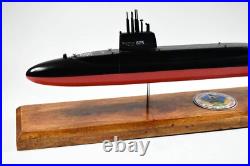 USS Henry Clay SSBN-625 Submarine Model, Navy, Scale Model, Mahogany, 20