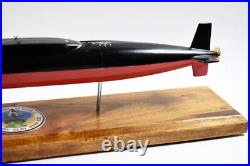 USS Henry Clay SSBN-625 Submarine Model, Navy, Scale Model, Mahogany, 20