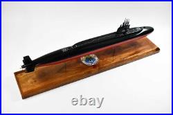 USS Henry Clay SSBN-625 Submarine Model, Navy, Scale Model, Mahogany, 20