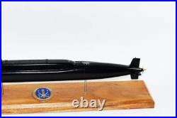 USS Henry L. Stimson SSBN-655 Submarine Model (Black Hull), Scale