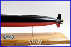 USS Honolulu (SSN-718) FLT I Submarine Model, Navy, Scale Model, Mahogany, 20