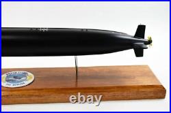 USS Houston (SSN-713) FLT I Black Hull Submarine Model, Navy, Scale