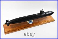 USS Houston (SSN-713) FLT I Black Hull Submarine Model, Navy, Scale
