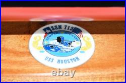 USS Houston (SSN-713) FLT I Submarine Model, Navy, Scale Model, Mahogany, 20 inch, LA