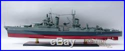 USS INDIANAPOLIS (CL/ CA-35) Handcrafted War Ship Display Model 37 NEW
