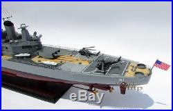 USS IOWA (BB-61) Handcrafted War Ship Display Model NEW