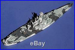 USS Indiana 1944 Neptun 1/1250 metal waterline model