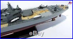 USS Iowa (BB-61) Iowa-Class Battleship Collectible 39Handmade Wood Model Ship