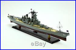 USS Iowa BB-61 Iowa-class Battleship Handmade Wooden Ship Model 40