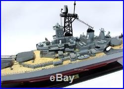 USS Iowa (BB-61) Iowa-class battleship 39 Handmade Wooden Ship Model