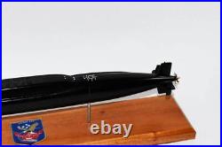USS James K. Polk SSBN-645 Submarine Model (Black Hull), Scale