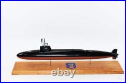 USS James K. Polk SSBN-645 Submarine Model, Navy, 20, Scale Model, Mahogany