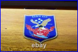 USS James K. Polk SSBN-645 Submarine Model, Navy, 20, Scale Model, Mahogany