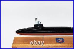 USS James K. Polk SSBN-645 Submarine Model, Navy, 20, Scale Model, Mahogany