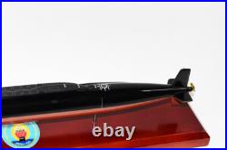 USS John Adams SSBN-620 Submarine Model, Navy, Scale Model, Mahogany, 20