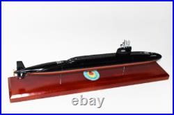 USS John Adams SSBN-620 Submarine Model, Navy, Scale Model, Mahogany, 20
