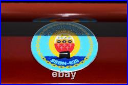 USS John Adams SSBN-620 Submarine Model, Navy, Scale Model, Mahogany, 20