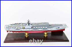 USS John F Kennedy 1990s CV-67 24 inch Model, Navy, Scale Model, Mahogany, CVA/CV