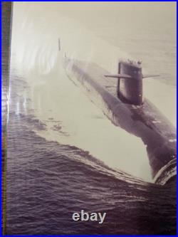 USS John Marshall SSBN-611 Submarine 11x14 Photo US Navy Dive Carlisle
