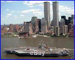 USS KENNEDY 8X10 PHOTO WORLD TRADE CENTER NEW YORK