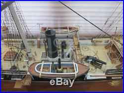 USS Kearsarge 1864 Museum Ship Displayed atMOMA 1/48 scale Custom by Dr. Roberts