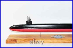 USS Kentucky SSBN-737 Submarine Model, Navy, Scale Model, Mahogany, 20 inch, Ohio