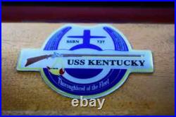 USS Kentucky SSBN-737 Submarine Model, Navy, Scale Model, Mahogany, 20 inch, Ohio