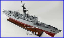 USS Knox DE-1052/FF-1052 Class Destroyer Battleship Handcrafted Wooden Model 35