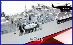USS Knox FF-1052 Destroyer Escort Battleship 36 Wood Model Ship Nautical decor