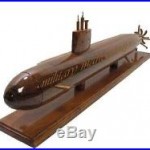 USS LOS ANGELES SSN-688i IMPROVED CLASS SUB SUBMARINE WOOD WOODEN MODEL NEW