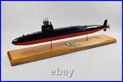USS Lafayette SSBN-616 Submarine Model, Navy, Scale Model, Mahogany, 20