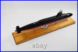 USS Lafayette SSBN-616 Submarine Model, Navy, Scale Model, Mahogany, 20