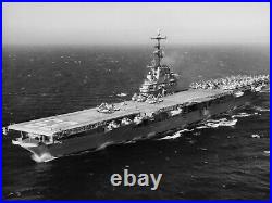 USS Lake Champlain CV-39 Original Bridge Teak Wood Deck Alan Shepard Recovery