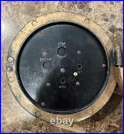 USS Lake Champlain CV-39 US Navy Mark I Deck Chelsea Clock 1943 Alan Shepard
