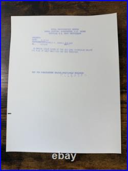USS Lake Champlain Marine Color Guard USS Thresher Memorial Navy Photo 8x10 1963