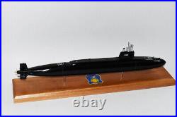 USS Lewis and Clark SSBN-644 Submarine Model(BlackHull), Scale