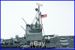 USS Long Beach Long Beach-class Cruiser CGN-9 Wooden Ship Model 34 Scale 1250