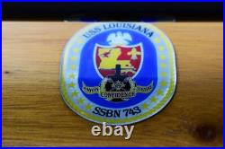 USS Louisiana SSBN-743 Submarine Model (Black Hull), US Navy, Scale Model