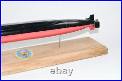 USS Louisiana SSBN-743 Submarine Model, Navy, Scale Model, Mahogany, 20 inch, Ohio