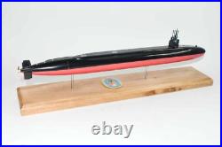 USS Louisiana SSBN-743 Submarine Model, Navy, Scale Model, Mahogany, 20 inch, Ohio