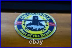 USS Louisville SSN-724 FLT II Submarine Model, Navy, Mahogany, 20 inch, LA Class