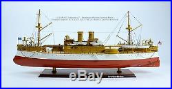 USS MAINE Battleship 40 Handcrafted Wooden Warship Model NEW