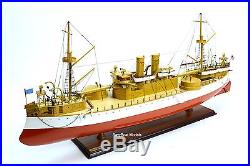 USS MAINE Battleship 40 Handcrafted Wooden Warship Model NEW