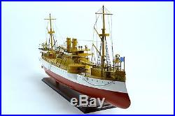 USS MAINE Battleship 40 Handcrafted Wooden Warship Model NEW