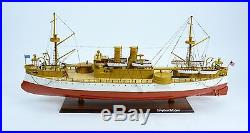 USS MAINE Battleship 40 Handcrafted Wooden Warship Model NEW