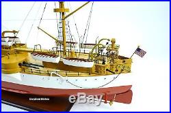 USS MAINE Battleship 40 Handcrafted Wooden Warship Model NEW