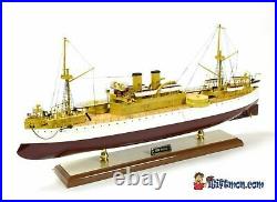 USS MAINE Battleship fully built museum quality war ship model dreadnaught withsta