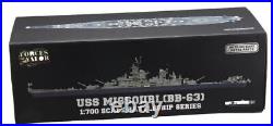 USS MISSOURI BB-63 1/700 diecast model ship FOV USS MISSOURI BB-63 1/700 diecast model ship FOV