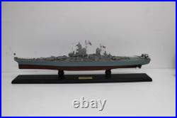 USS MISSOURI BB-63 Battleship Desk Top Display 1/350 WWII Ship Model